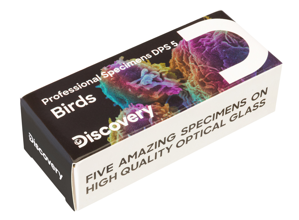  Levenhuk Discovery Prof DPS 5 mikropreparátum mintakészlet. „Madarak”