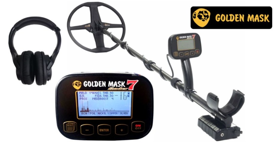 Golden Mask GM7 fémkereső + WS vezeték nélküli fejhallgató