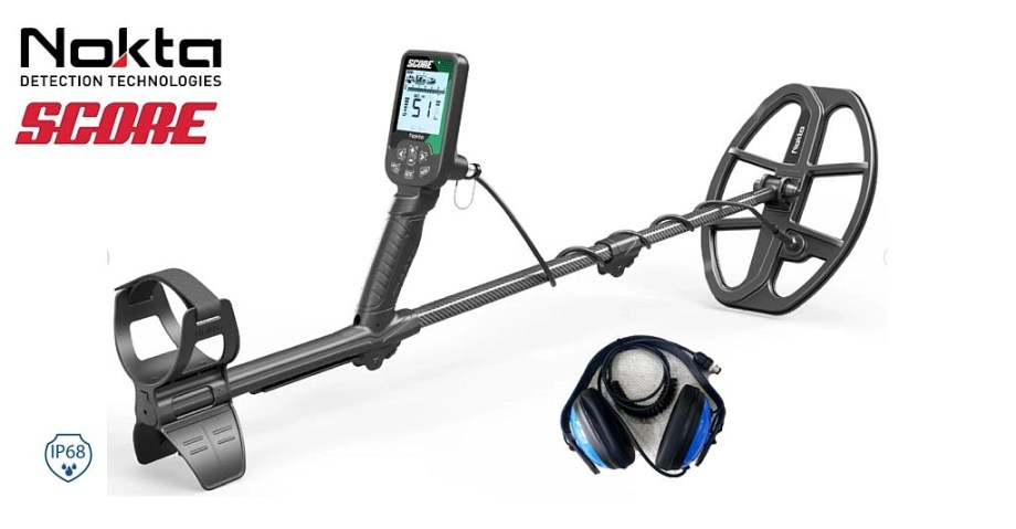 Nokta Score fémkereső vízálló fejhallgatóval