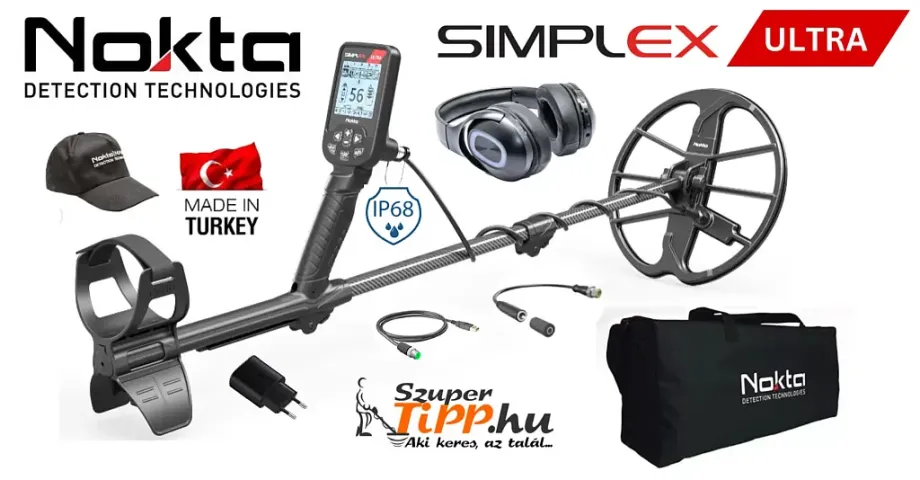 Nokta Simplex Ultra fémkereső + WHP