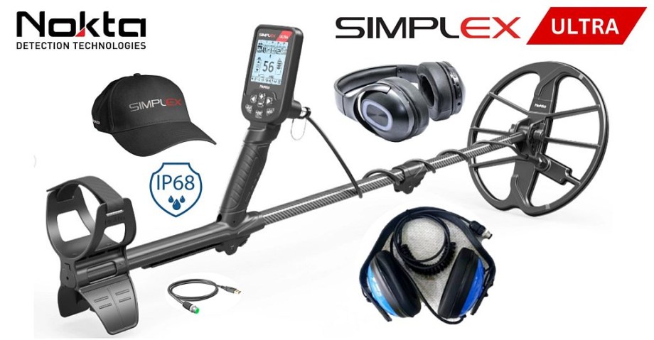 Nokta Simplex Ultra fémkereső + WHP + vízálló fejhallgató