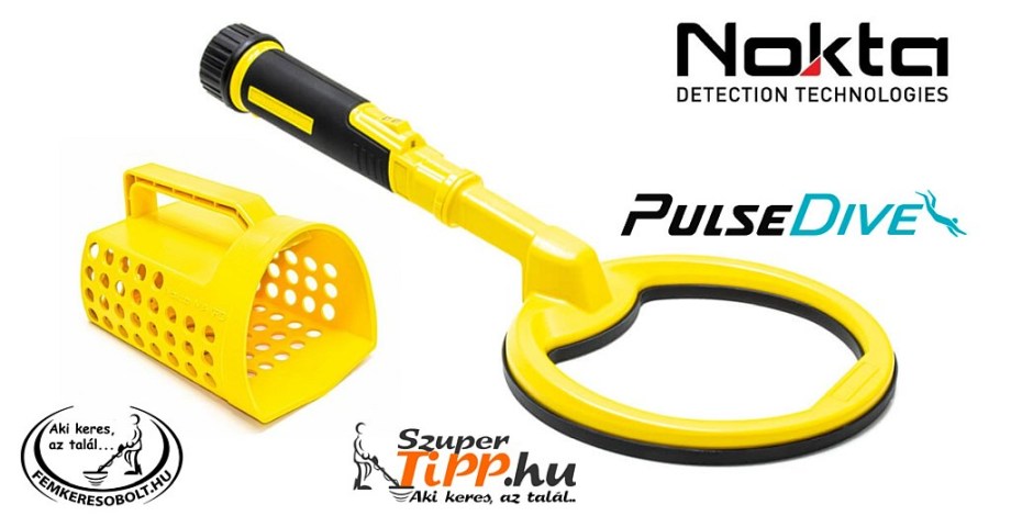  Nokta PulseDive fémkereső ásószitával