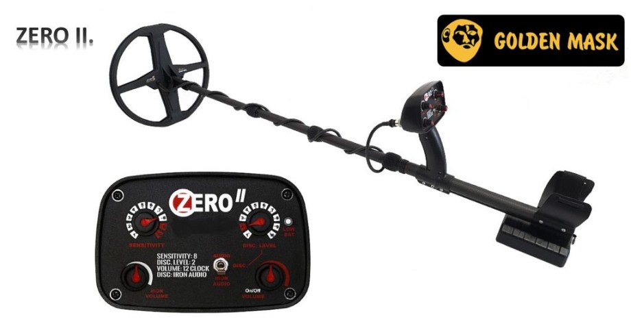 Golden Mask LP ZEROII. fémkereső + 33 cm DD szonda