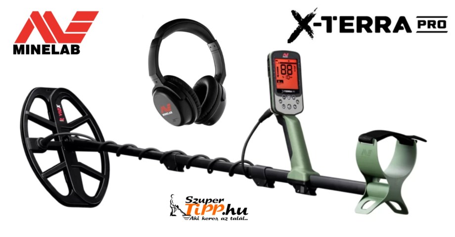 X-Terra Pro fémkereső vezeték nélküli fejhallgatóval
